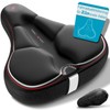 TECHCYC Bicycle Saddle Cover, Double Layer Memory Foam Bicycle Seat