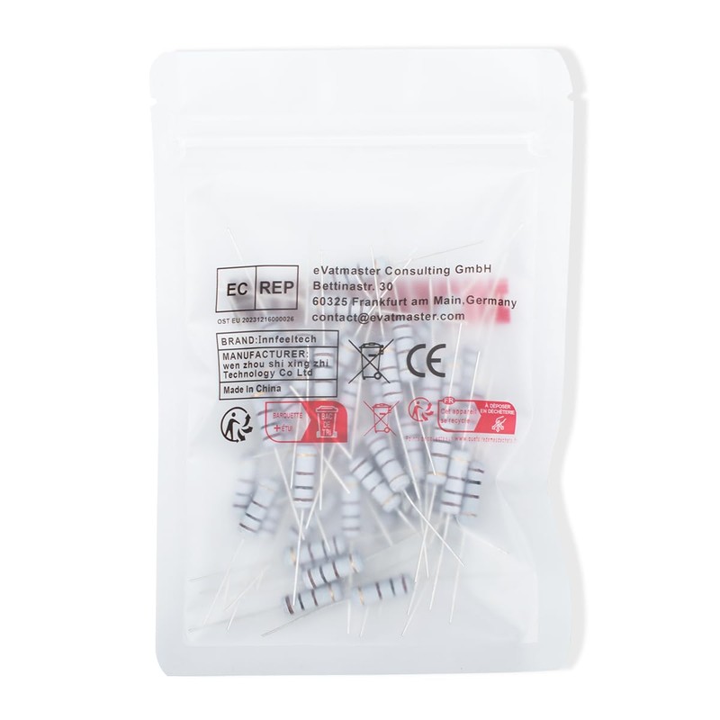 Innfeeltech Pack of 50 2W 5% Tolerance 100 Ohm Carbon