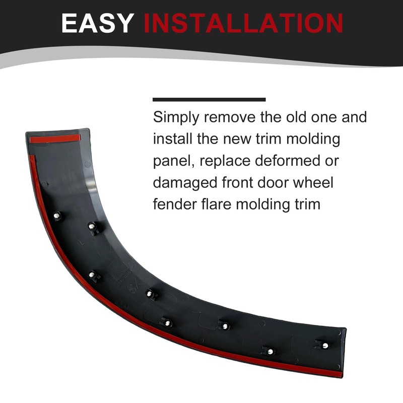 Copgge Front Door Fender Flare Molding Upper Front Wheel Arch