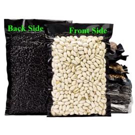 Food Sealer Vacuum Saver Bags Rolls 300 Pcs 5.5" x 11" Black Clear Food Sealer Food Saver Weston Vacuum Sealer Bag - 100 Pcs 5.5" x 11" Black Clear Bag 4Mil