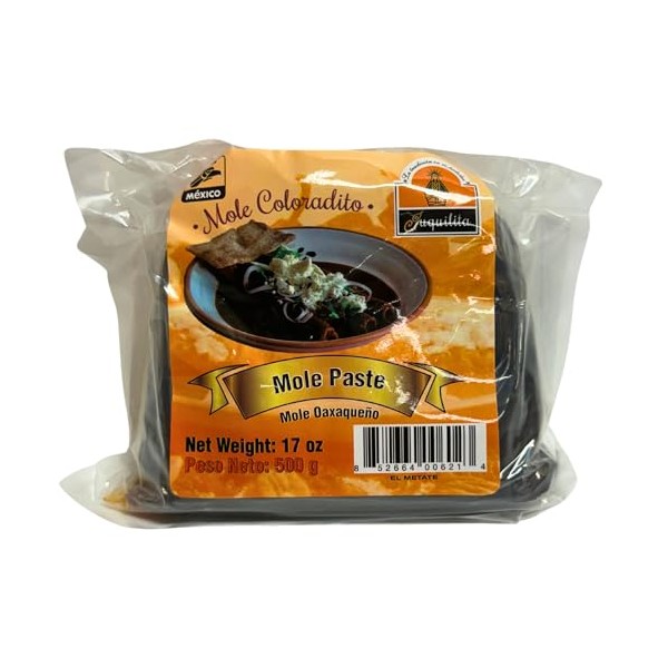 Juquilita Mole Coloradito - Mole Oaxaqueno Paste - 17 oz