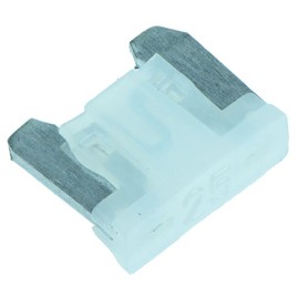 Micro Automotive Blade Fuses Auto Car Van Bike 32VDC (25A White, 10)