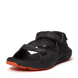 Timberland Men's Motion Dune Backstrap Sandal, Black Webbing, 12 Medium