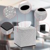 Sumnacon Tissue Box Cover Bling Square Tissue Box for Bathroom