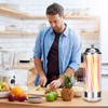 Straw Dispenser,Drinking Straw Holder for Kitchen, Pop Up Straw Lid