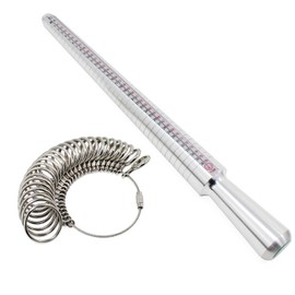 KEESIN Ring Sizer UK, Ring Measurement Tool, Ring Size Measurement Tool, Ring Size Guide for Measuring Ring Size, Size A-Z Set of 26 Pcs