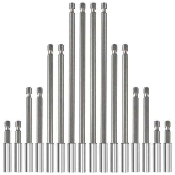 Yaocom Yaocom 16 Pcs Drill Bit Extension Holder 1/4" Hex