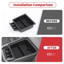 Linskip Center Console Organizer Tray with Non-Slip Mat Compatible with Chevy Colorado & GMC Canyon 2023 2024 2025+, Interior Accessories