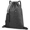 Gym Sack with Earphones Jack Drawstring Backpack Water-resistant Drawstring Bucket