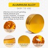 Molinillo compacto de especias de 5,6 cm, color dorado