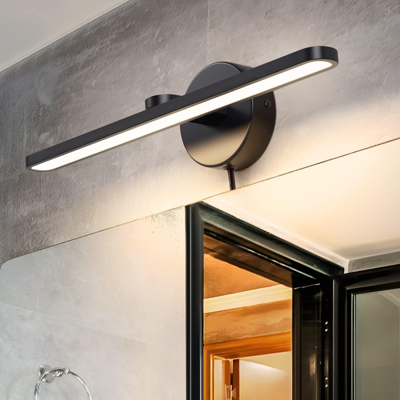 MantoLite LED Vanity Lighting Fixtures, 16inch Wall Mounted Plug in