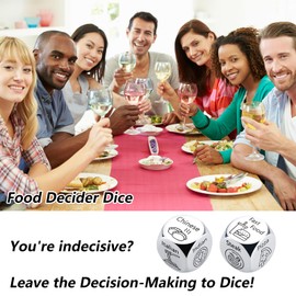 Santa Swap Gift Exchange Dice Stocking Stuffers for Adults Women Mens Christmas Adult Party Games for Family Game Night, Romantic Gifts for Her Him, Valentines Day Gifts for Him Bf