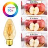 LEOOLS E26 Vintage Edison Bulbs 6W Dimmable LED Bulbs 2700K