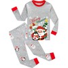 EULLA Boys Christmas Pyjamas Set Kids Dinosuar Pjs Long Sleeves