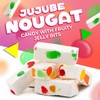 Jujube Nougat Candy with Fruity Jelly Bits (9 Ounce Bag