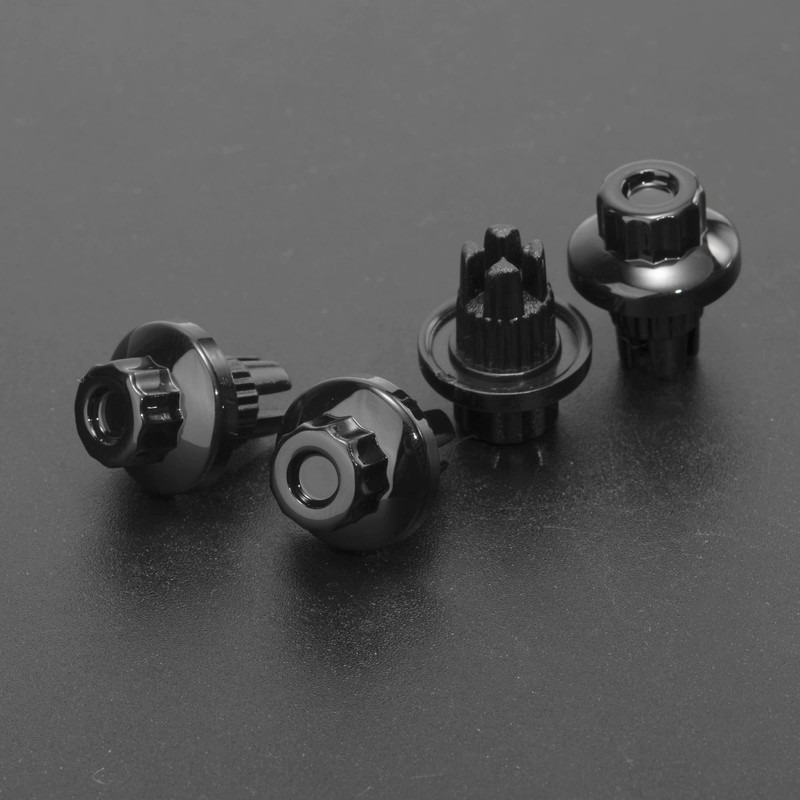 50pcs Wheel Rivets Nuts Rim Lip Hole 7.6mm/0.3in Replacement Alloys