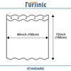Furlinic Shower Curtain, Bathroom Curtain For The Bathtub, Textile Bath
