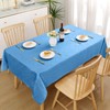 Homaxy Table Cloth Rectangular 130x160 cm, Washable Polyester Jacquard Tablecloth,