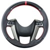 Kivnto DIY Carbon Fiber Steering Wheel Covers for Honda 8th