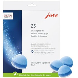 3-Phase Cleaning Tablets For JURA Coffee Machines（25 count）