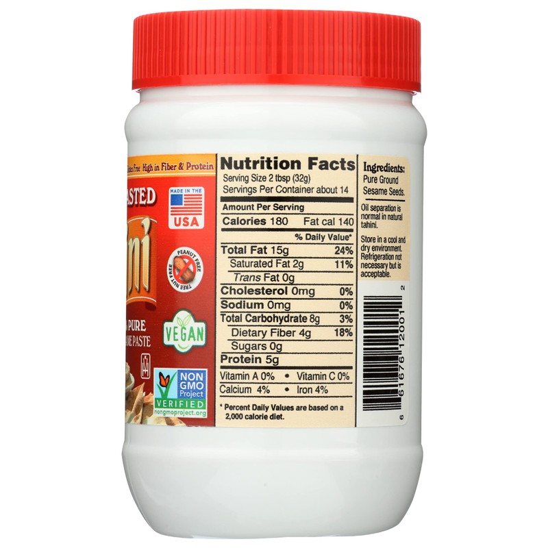 Sesame King Sesame King Tahini Roasted, 16 oz