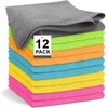 12 Pcs Paños de Limpieza de Microfibra, Toallas de Microfibra