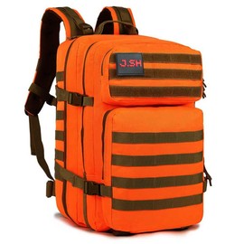 J.SH Travel carrier for women, 45L travel backpack for men, travel bag, gym bag, gym carrier for men and women, made to last (Orange)