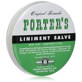 LELANG PACK OF 3 EACH PORTER'S LINIMENT SALVE 2OZ PT#89002100201