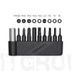 ROXON 9 Piece Bit Set with Magnetic Extended Holder for