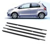 Window Moulding Trim Weatherstrip Window Seal, 4PCS Car Door Weatherstrip