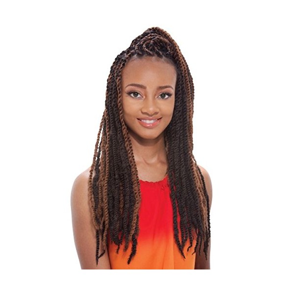 Synthetic Hair Braids Janet Collection Noir Afro Twist Braid (OE2T.RED)