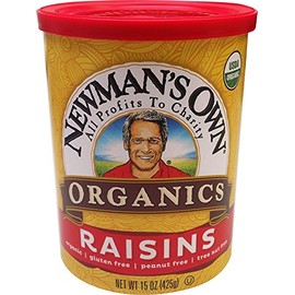 Newman's Own Organics Organic California Raisins, 15-Ounce Cans (Pack of 6)