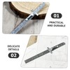 IWOWHERO Stainless Steel Pocket Ruler with Clip Measuring Tool Portable