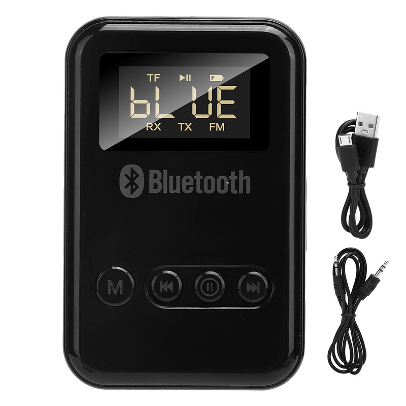 2in 1 Bluetooth 5.0 Transmitter Receiver Wireless Audio Adapter Car