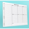 A4 Weekly Desk Planner/To Do List - 52 tear off