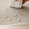 Softalker Round Table Cloths Wipe Clean Cream Tablecloth 150 cm
