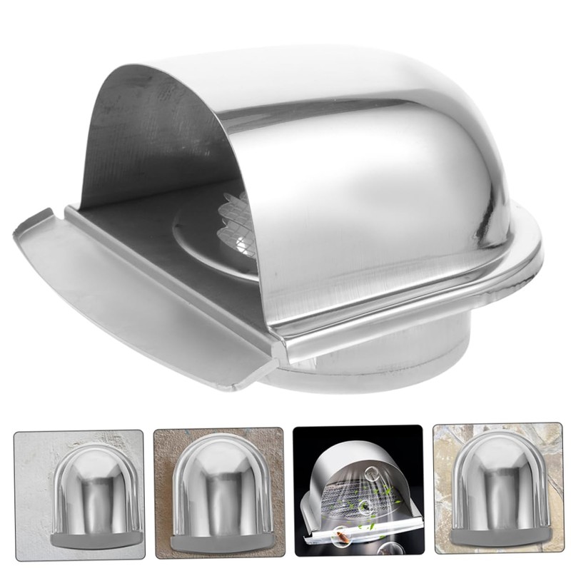 ORFOFE Stainless Steel Mesh Screen Vent Cover Wall Mount Exhaust
