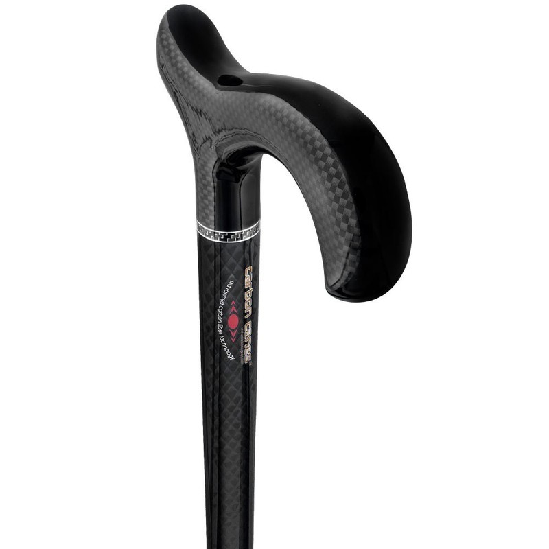 Mesh Carbon Black Folding Adjustable Walking Cane