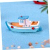 Operitacx 32 Pieces Mediterranean Fishing Boat Desktop Decor Modern Sculptures