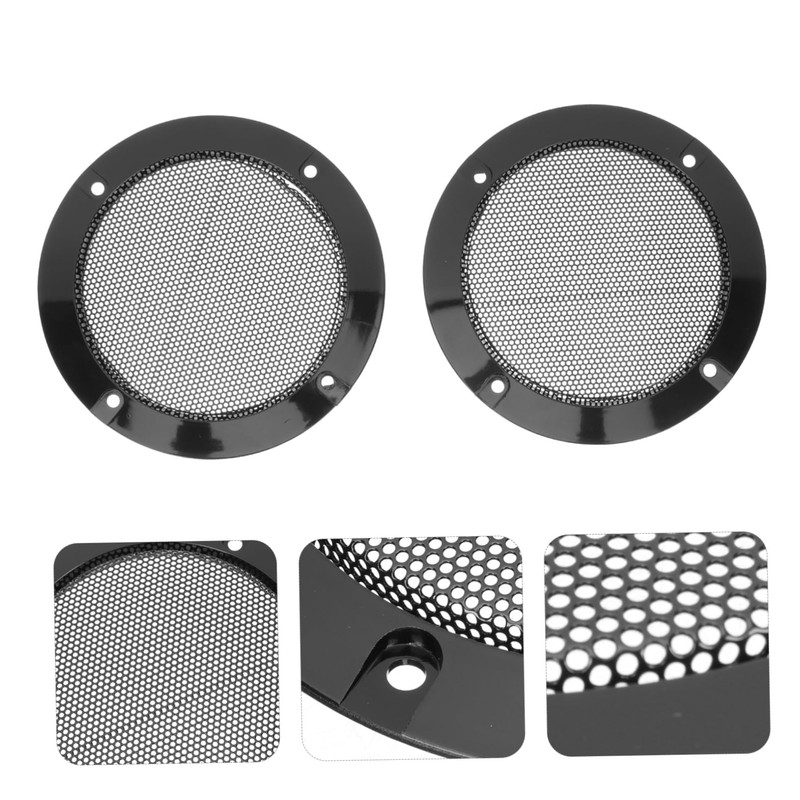 jojofuny 3sets Car Speaker Decorative Cover Speaker Guard Grills for