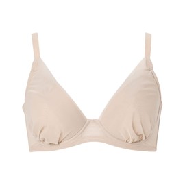 Unnanakool JB4103 Women's Bra, Volume Reducing, Compact, Fits Up To G Cups, Large Sizes, Simple, Bra That Looks Smaller, BE, E75