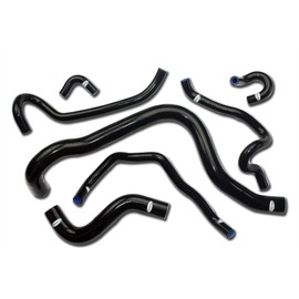 TT Racing Black Silicone Radiator Hose Kit for Honda Accord CF4/CL1 SIR/T TT1305CBK