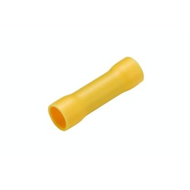 HELLA 8KW 044 034-811 Cable Connector - Yellow - from: 4.0mm² - to: 6.0mm² - Butt Joint - Set - Quantity: 12