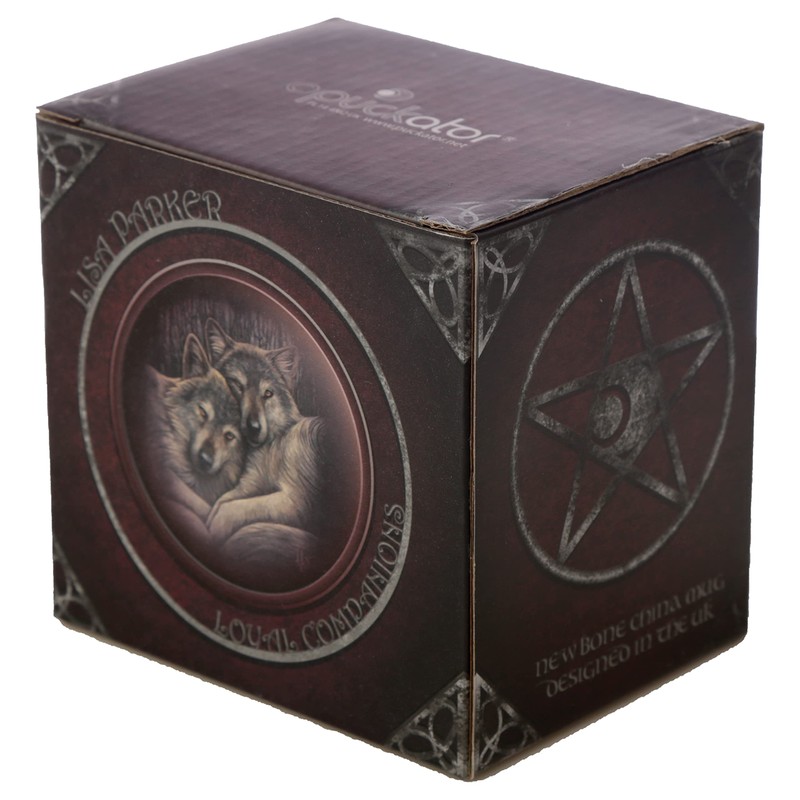 Puckator Lisa Parker Wolf Tasse aus Porzellan