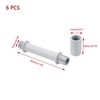 KUMGROT Straight Pipe Lamp Stem Kit with Connector 2.36"/60mm Finish