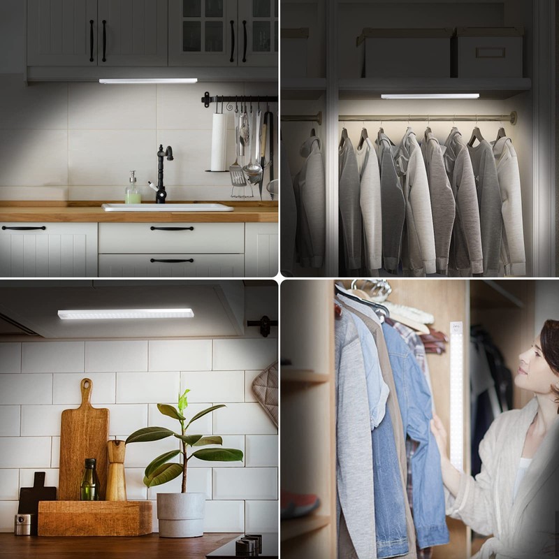 60 LED Closet Lights Battery Powered, BLS Super Bright Under