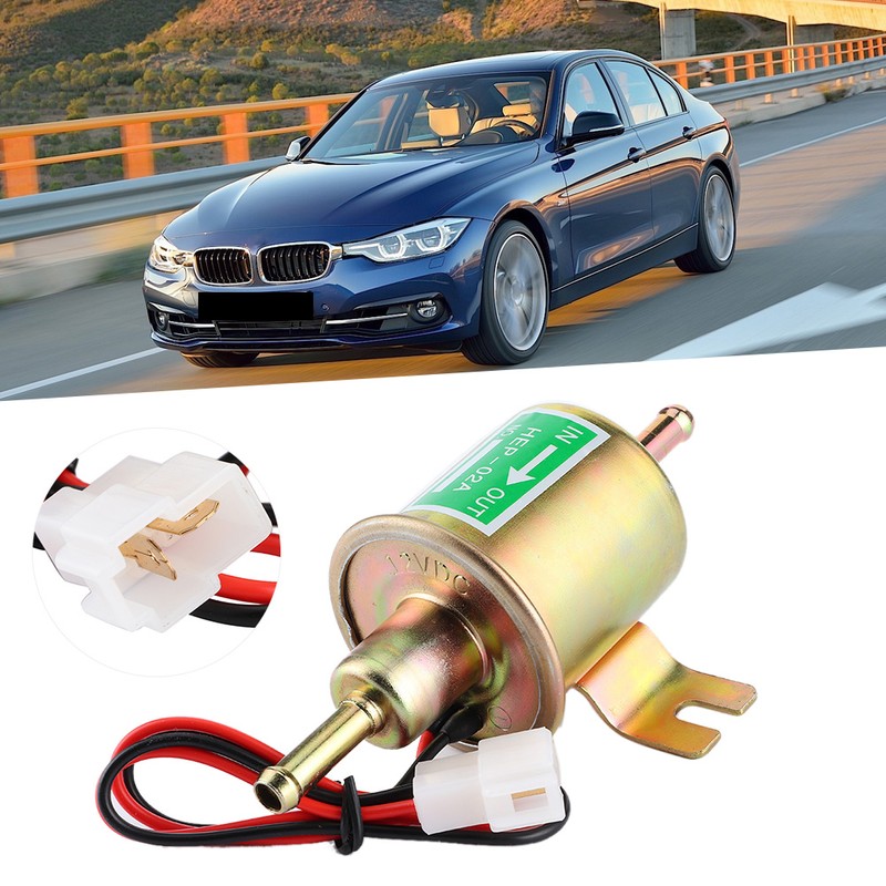 12V 3‑6 PSI Inline Gas Diesel Electric Fuel Pump Low