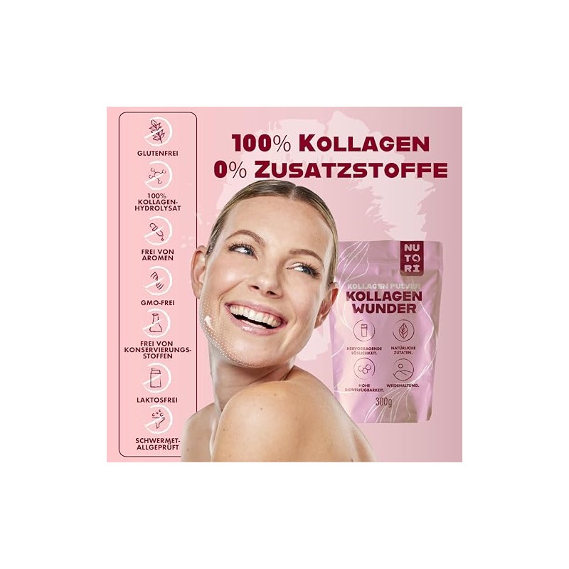 Collagen Powder 300 g - Type I & III -