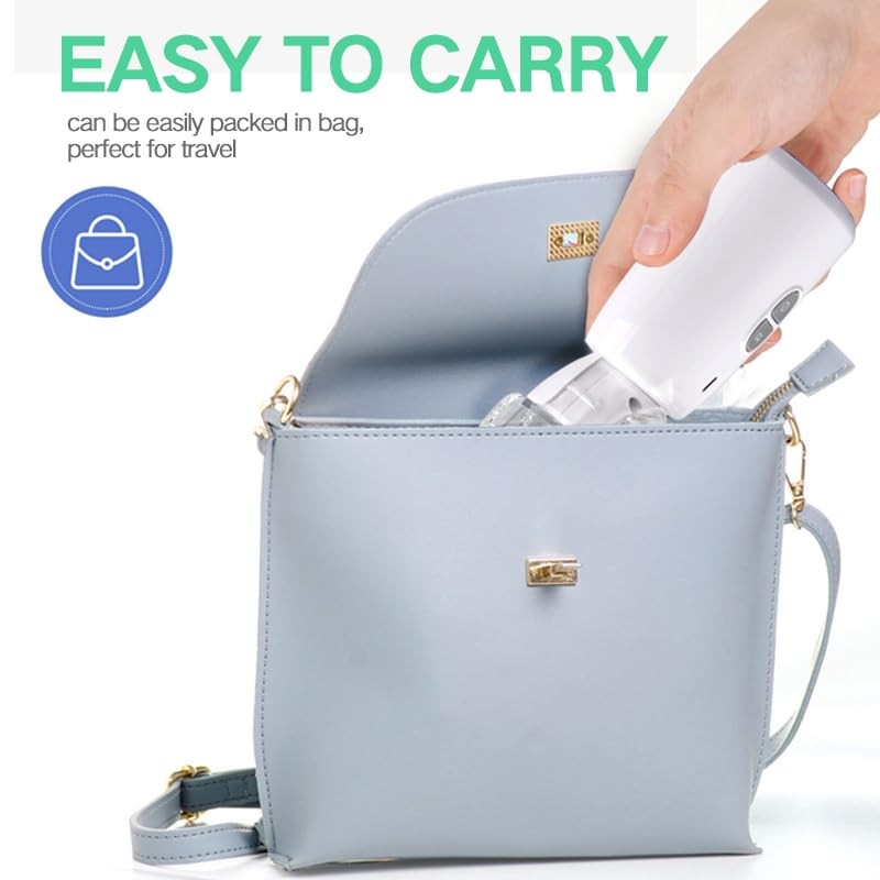 Aljubeiha Personal Cool Mist Steam Inhaler, Portable Atomizer Hydrating Mist,