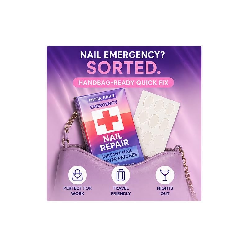 1 x 32 Nail Save Patches ~ Temporary protection for